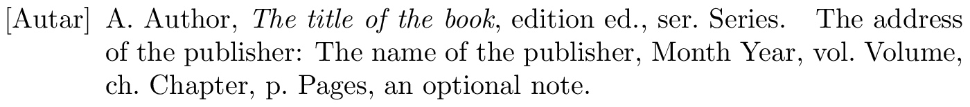 IEEEtranSA: example of a bibliography item for an inbook entry